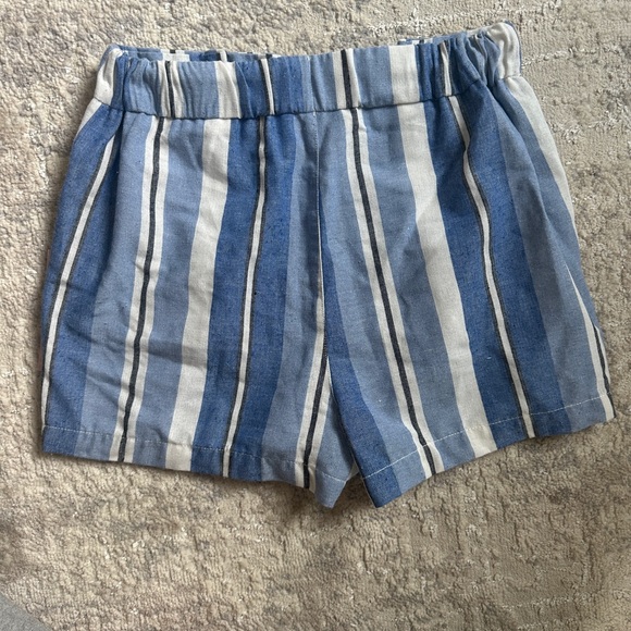 NWT striped nautical button detail shorts sz M - Picture 6 of 6